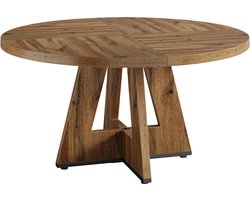 Ronde eettafel – 120 cm – Houten eettafel – 4 personen – Ronde tafel – Keukentafel rond – Eetkamertafel hout