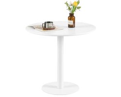 Ronde eettafel, salontafel en bistrotafel - Inklapbare en minimalistische tafel voor keuken en woonkamer