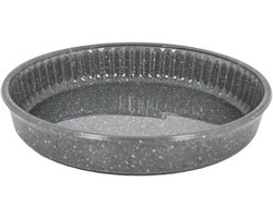 Ronde Glazen Cakevorm Graniet Antraciet 26 cm Keuken