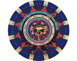 Ronde hangmat - Besluitmaker mat - Astrologie waarzeggen - Milieuvriendelijk rubber - 215 cm diameter