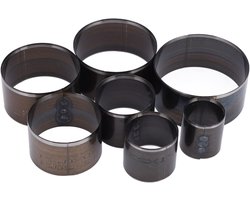 Ronde Holle Pons Cutter Set voor Leerbewerking - 7 Delige Set voor DIY Leerprojecten, Snijden en Stansen van Leer