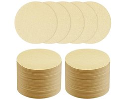 Ronde Koffiefilters 400 stuks - 51 mm voor Koffiezetapparaten en Espresso Machines