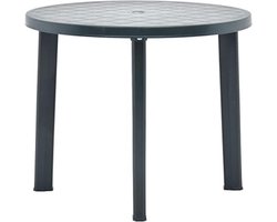 Ronde kunststof tuintafel - Groen