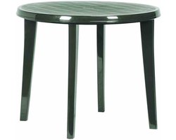 Ronde Kunststof Tuintafel Groen Geschikt voor 6 Personen