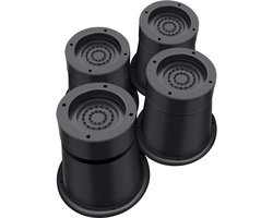 Ronde meubelverhogers 6 cm – verstelbare liften voor tafel, bureau en bed