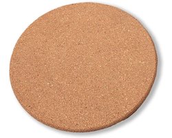 Ronde Onderzetters van Kurk 190x10mm - Absorberende Coasters voor Glazen, Mokken en Planten