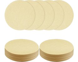 Ronde papieren koffiefilters 100 stuks | 51 mm diameter | Voor koffiezetapparaten en espressomachines | Milieuvriendelijk