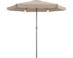 Ronde Parasol 330 cm met UV-bescherming en Draaimechanisme voor Balkon, Terras en Tuin