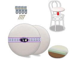 Ronde reserve stoelhoezen van kunstleer voor Thonet-stoel - wasbaar en comfortabel