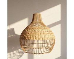 Ronde Rotan/Bamboe hanglamp Brisa - Ø50cm - 4shine