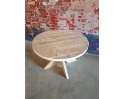 Ronde Tafel Steigerhout One