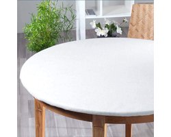 Ronde tafelbeschermer van katoen - 470 g/m² voor tafels van 100 tot 120 cm