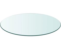 Ronde Tafelblad van Gehard Glas Tafelplaat Diameter 40 cm
