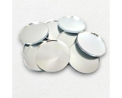 Ronde Tegel Spiegels Set van 10 - 7 cm Diameter