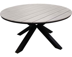 Ronde tuintafel Cyprus ø120cm | Wood | Polywood & Aluminium