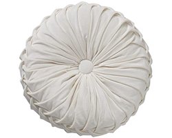 Ronde Vloerkussen voor Bank 15"x15" - Stijlvolle Velours Decoratie voor Huis en Auto