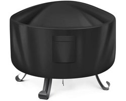 Ronde Vuurkorf Cover – 56,5 cm (34 inch) Heavy Duty Oxford Stof, Waterdicht en Duurzaam voor Buiten
