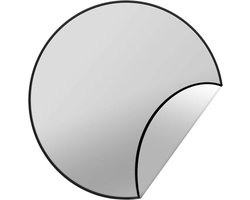 Ronde vuurkorfmat van 61 cm, vlamvertragende vuurkorfmat voor ovens en gazonbeschermingsmat, geschikt voor het stoken van hout op het terras en als vuurkorfmat.