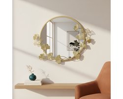 Ronde wandspiegel met decoratieve lijst SOL, Ø 50 cm