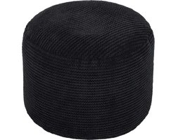 Ronde Zitzak Voetenbankje- Poef Rond - Voetsteun voor Binnen - Ergonomisch Ontworpen Poef - Ultra Comfortabel & Duurzaam Poefs