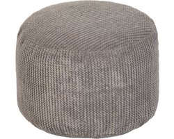 Ronde Zitzak Voetenbankje- Poef Rond - Voetsteun voor Binnen - Ergonomisch Ontworpen Poef - Ultra Comfortabel & Duurzaam Poefs