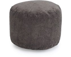 Ronde Zitzak Voetenbankje- Poef Rond - Voetsteun voor Binnen - Ergonomisch Ontworpen Poef - Ultra Comfortabel & Duurzaam Poefs