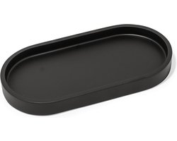 Ronde Zwarte Zeepdispenser Lade voor Badkamer en Keuken