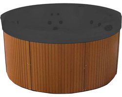 Ronde zwembadafdekking voor buiten | Waterdicht zonnezeil | UV-bescherming | Ø 200 x H 30 cm
