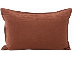 Ronja kussensloop 40x60cm roest oranje.