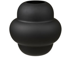 Ronja vaas Ø21cm zwart.
