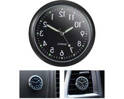 Ronte - Mini Kwarts Analoge Auto Dashboard Klok Met Vent Clip - Interieur Decoratie - Wandklok Home Decor - Praktisch en Stijlvol.