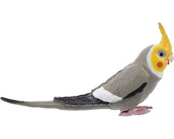 Ronte - Realistische Papegaai Sculptuur Ornament voor Home Decor en Tuin - Kunstvogel Beeldje - Miniatuur Vogel Dier - Outdoor Decoratie met Simulatie - Vogelparkiet - Decoratief Tuinbeeld - Natuurlijke Vogel Ornament - Handgemaakt Decor Stuk.