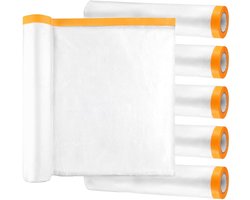 Ronte - Zelfklevende stofvellen voor tapijtbescherming - Meubelbescherming en decoratie - Set van 6 rollen