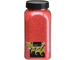 Rood Decoratie Zand 650ml - Mica Decorations