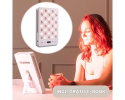 Rood Licht Therapie Lamp - 660 nm & 850 nm - 200 Watt - Zonder flikkering - Zeer lage EMF - Vitalwave VT200 - Incl. GRATIS E-BOOK over Red Light Therapy
