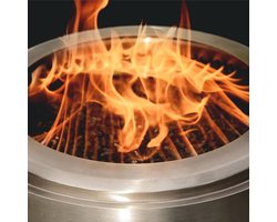 Rookloze vuurkorf - roestvrij staal