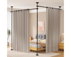 Roomdivider - Ruimteverdeler zonder Boren - Kamerscherm - Scheidingswand - Interieurstijl