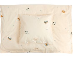 Roommate Dekbedovertrek Baby Bugs 100 x 140 cm met kussen 60 x 40 cm