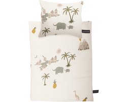 Roommate Poppenbed beddengoed - Organisch katoen met print - 32 x 40 cm