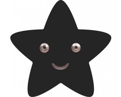 Roommate Star Muurhaak Black