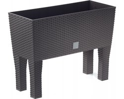 Ros bloempot Prosperplast Rato Case DRTC600H 440U umbra