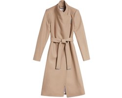 Rose Mid Length Belted Wool Wrap Coat