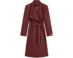 Rose Mid Length Wool Wrap Coat