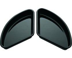 Rösle Barbecue Barbecueschaal - Set van 2 Stuks - 45x25.3x8.8 cm - Porselein geëmailleerd staal - Rösle