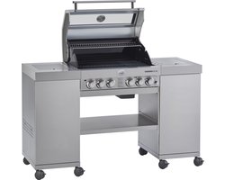 Rösle Barbecue Videro G4-SL SS 30 mbar - RVS - 154x60x118 cm - Zilver