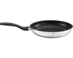 Rösle Basic Line - Basic Line Koekenpan Ø 24 cm ProPlex - Roestvast Staal - Zilver