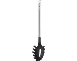 Rosle Basic Line Spaghettilepel - RVS / Siliconen - 31 cm