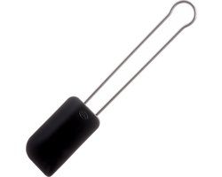 Rösle Deegschraper silicoon zwart-siliconen art.nr.: 12436