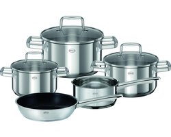 Rösle Keuken Moments Pannenset - RVS - Set van 5 Stuks - Zilver