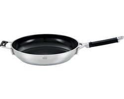 Rösle Keuken - Silence Pro Koekenpan Ø 32 cm ProCeraPlus - Zilver - Zwart - Roestvast Staal